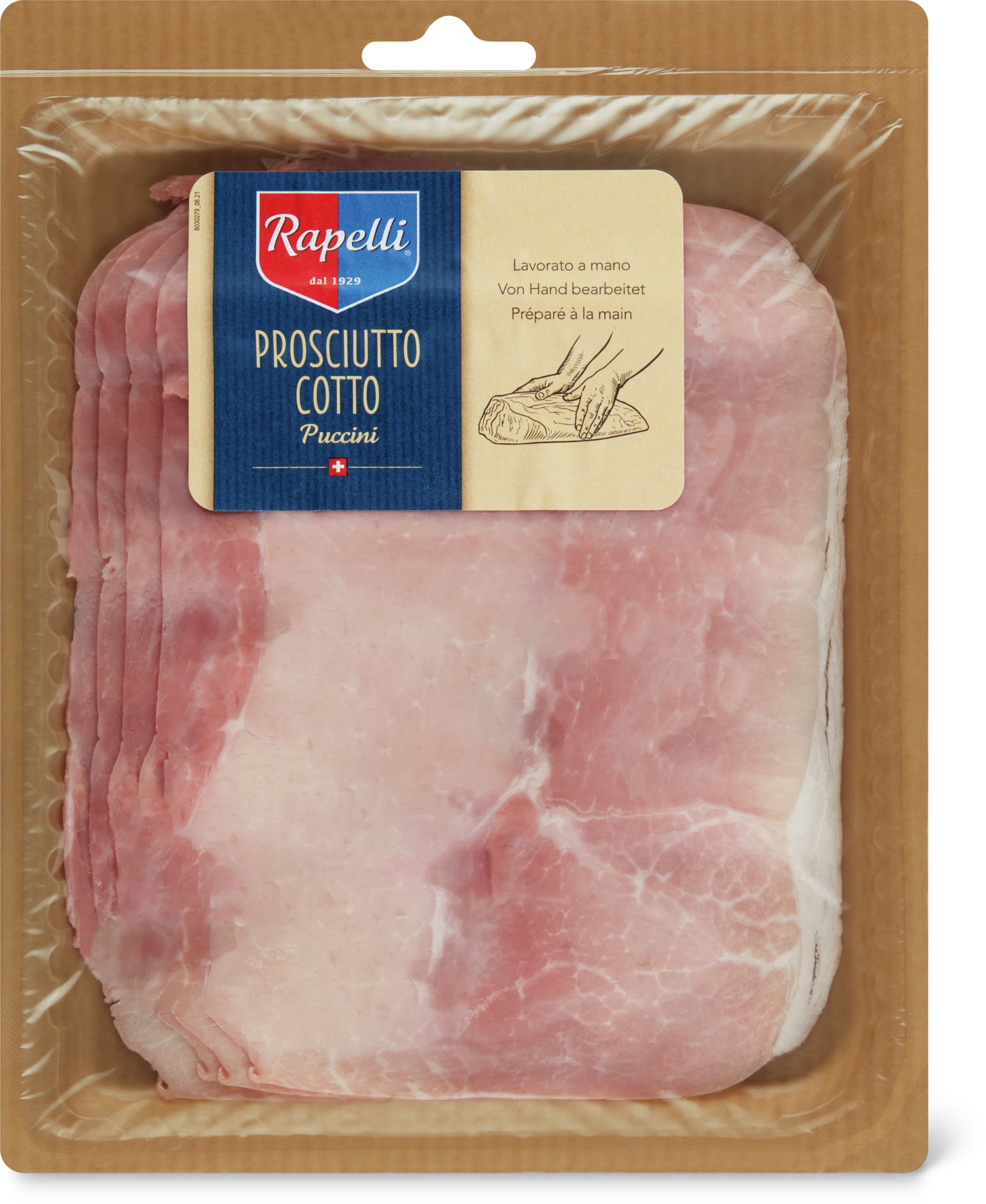 Rapelli Prosciutto cotto Puccini 140g